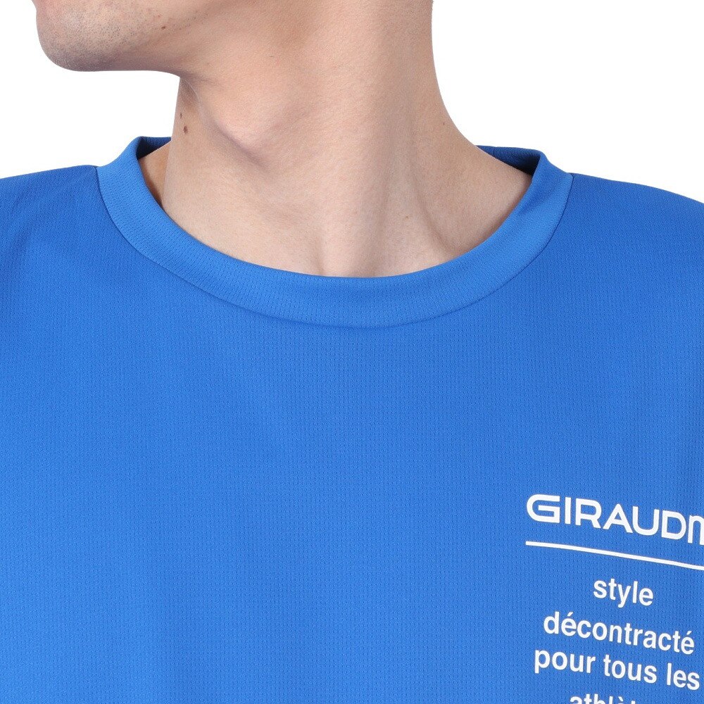 ジローム（GIRAUDM）（メンズ）半袖Tシャツ ドライプラス クール SB メッシュ CT5S0001-TR863-GRSD SAX