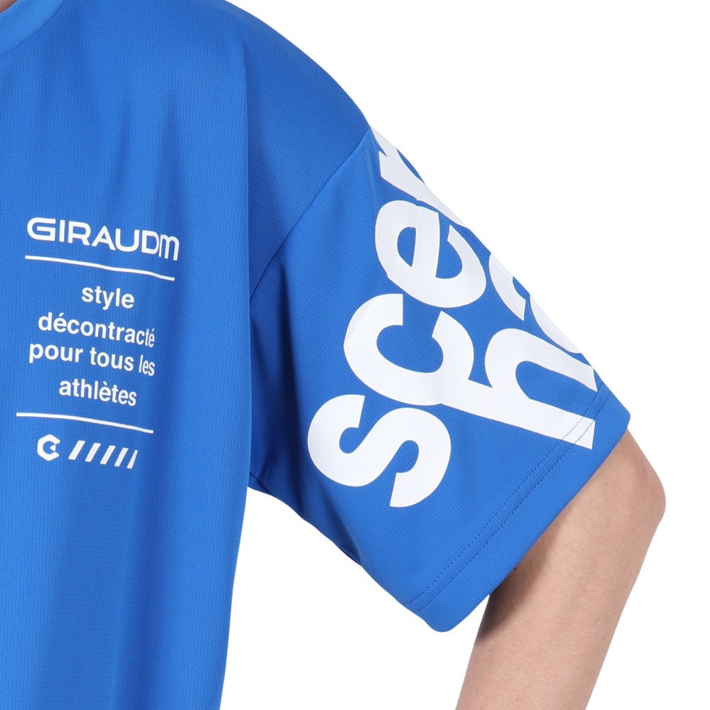 ジローム（GIRAUDM）（メンズ）半袖Tシャツ ドライプラス クール SB メッシュ CT5S0001-TR863-GRSD SAX