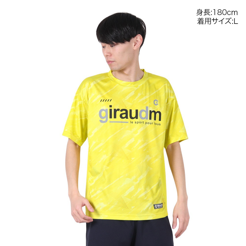 ジローム（GIRAUDM）（メンズ）ドライプラス クール SB グラフィック 半袖Tシャツ CT5S0002-TR863-GRSD FGRN
