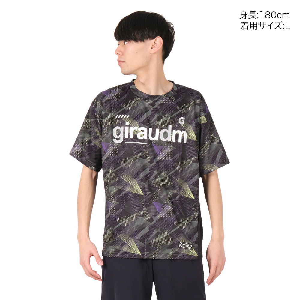ジローム（GIRAUDM）（メンズ）ドライプラス クール SB グラフィック 半袖Tシャツ CT5S0002-TR863-GRSD NVXPU