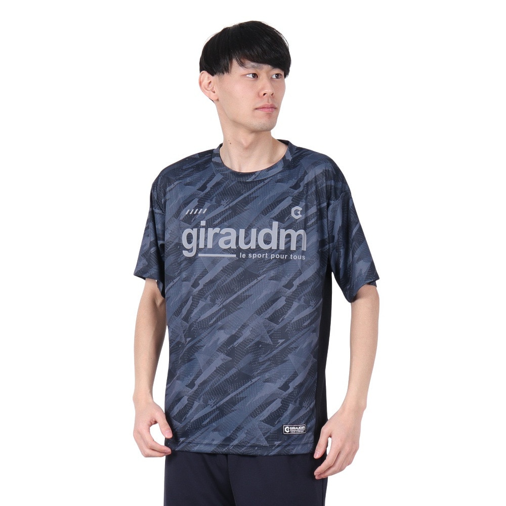 ジローム（GIRAUDM）（メンズ）半袖Tシャツ ドライプラス クール SB グラフィック CT5S0002-TR863-GRSD NVY