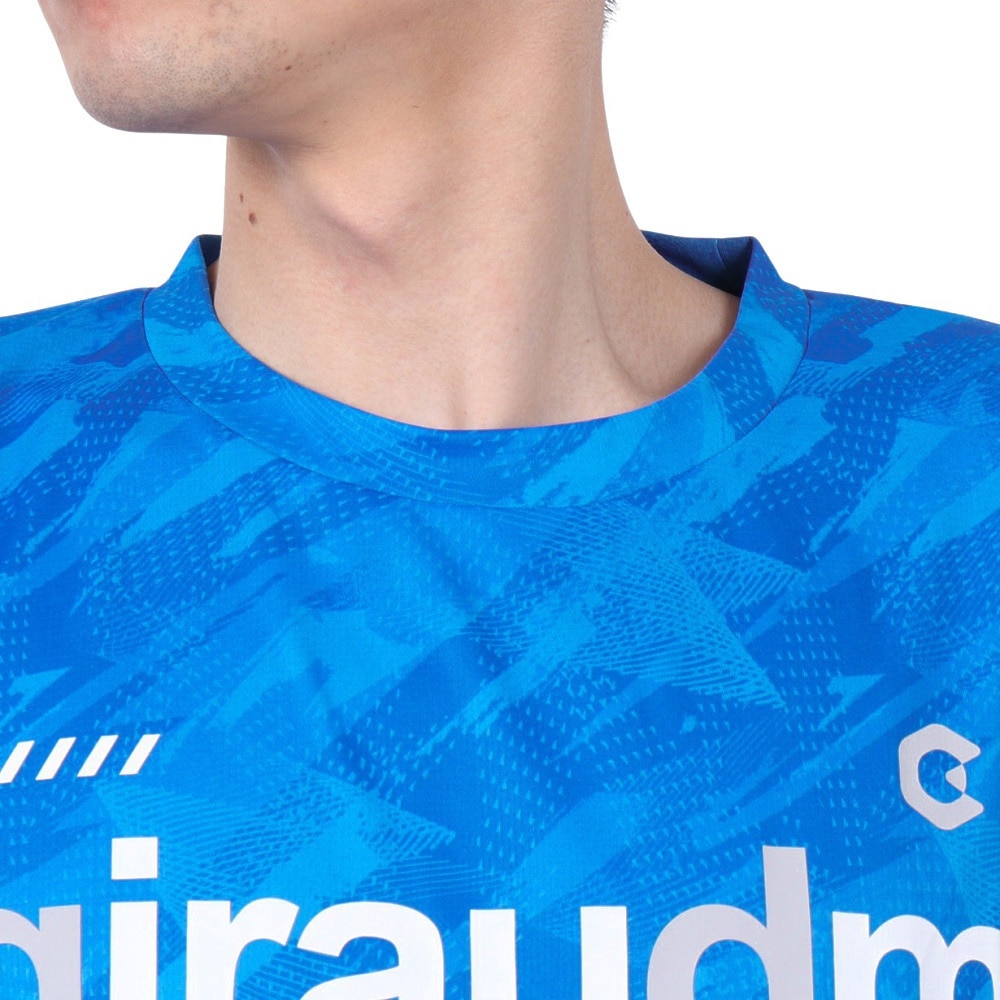 ジローム（GIRAUDM）（メンズ）ドライプラス クール SB グラフィック 半袖Tシャツ CT5S0002-TR863-GRSD SAX
