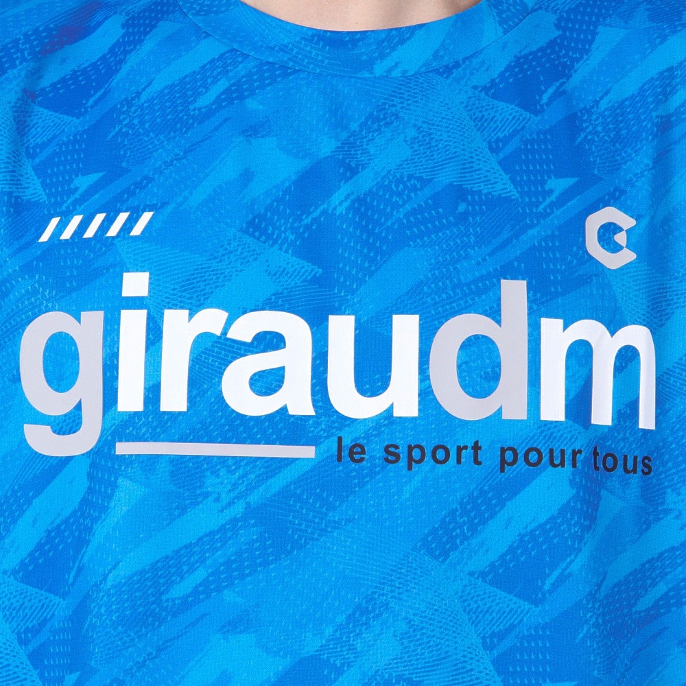 ジローム（GIRAUDM）（メンズ）ドライプラス クール SB グラフィック 半袖Tシャツ CT5S0002-TR863-GRSD SAX