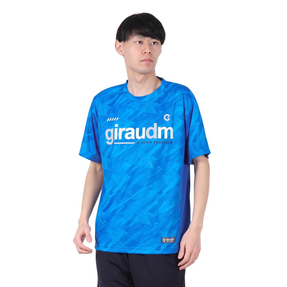 ジローム（GIRAUDM）（メンズ）ドライプラス クール SB グラフィック 半袖Tシャツ CT5S0002-TR863-GRSD SAX
