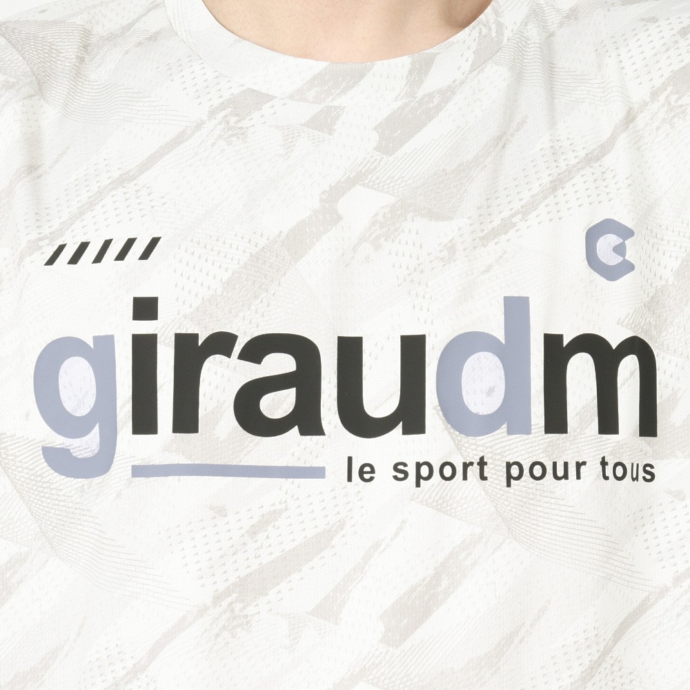 ジローム（GIRAUDM）（メンズ）ドライプラス クール SB グラフィック 半袖Tシャツ CT5S0002-TR863-GRSD WHT
