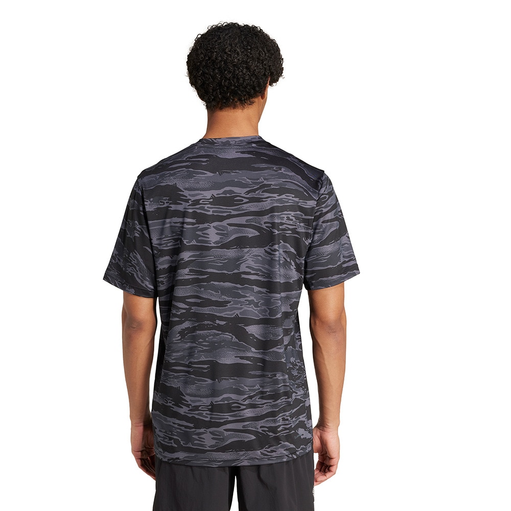 アディダス（adidas）（メンズ）トレイン エッセンシャルズ カモ AOP 半袖Tシャツ KQC46-JN5953