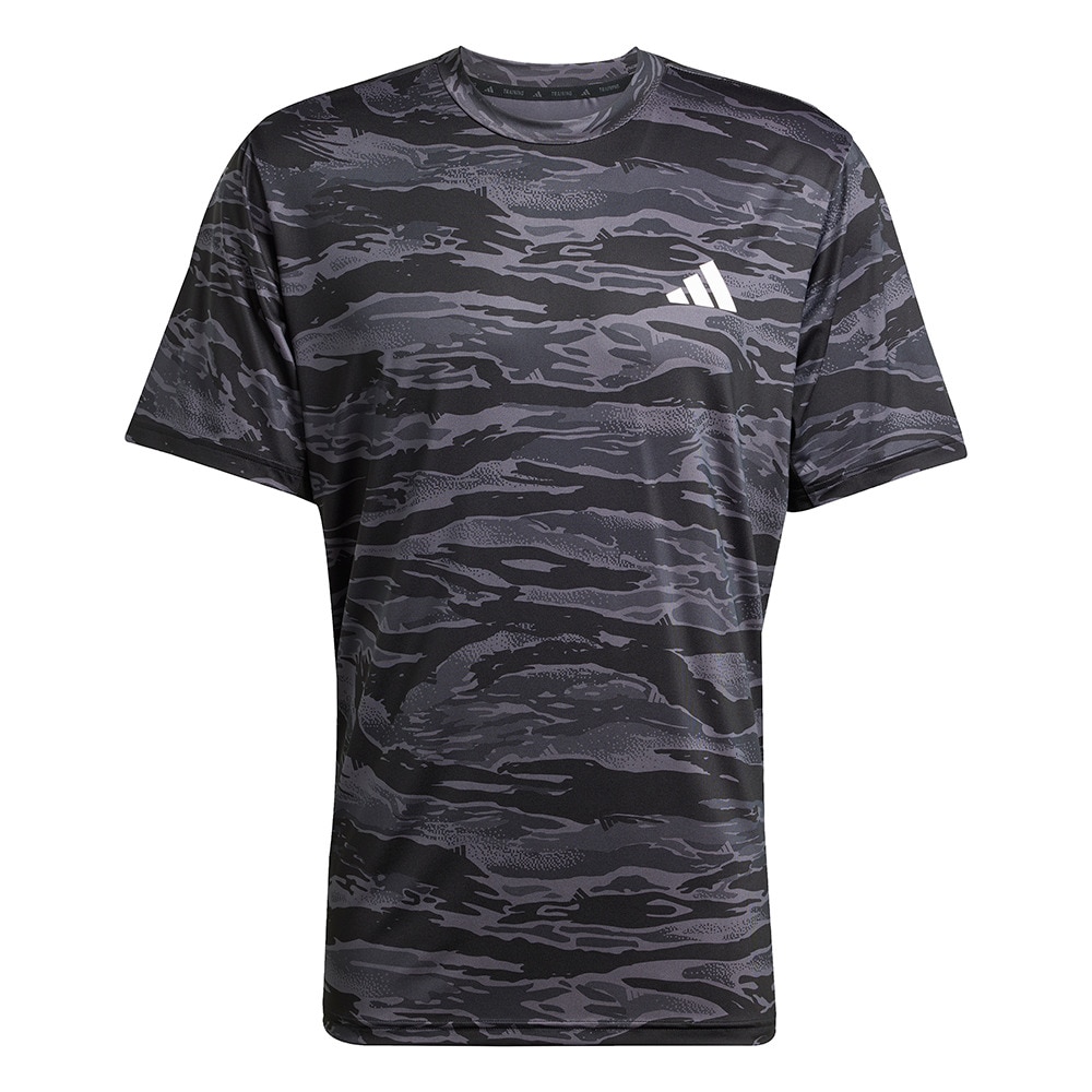 アディダス（adidas）（メンズ）トレイン エッセンシャルズ カモ AOP 半袖Tシャツ KQC46-JN5953