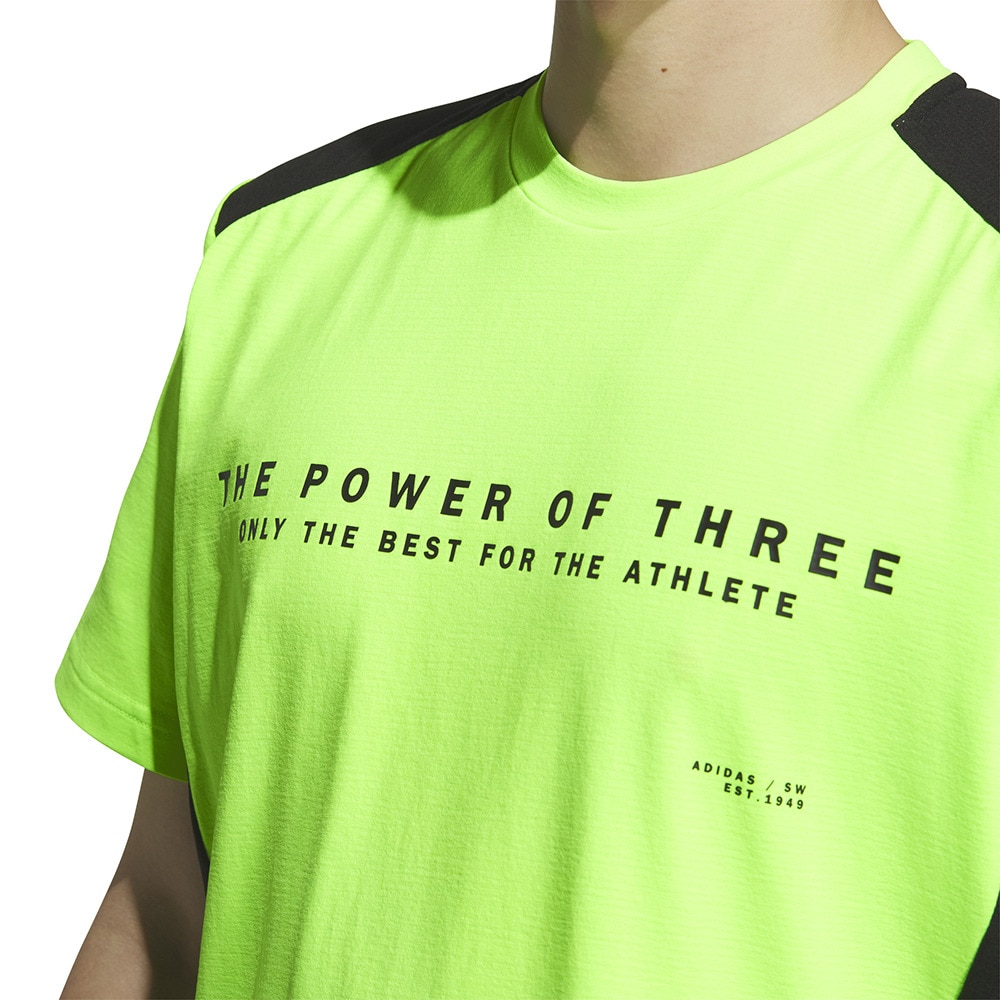 アディダス（adidas）（メンズ）アダプテーション ダブルニット半袖Tシャツ KQD52-JM1999