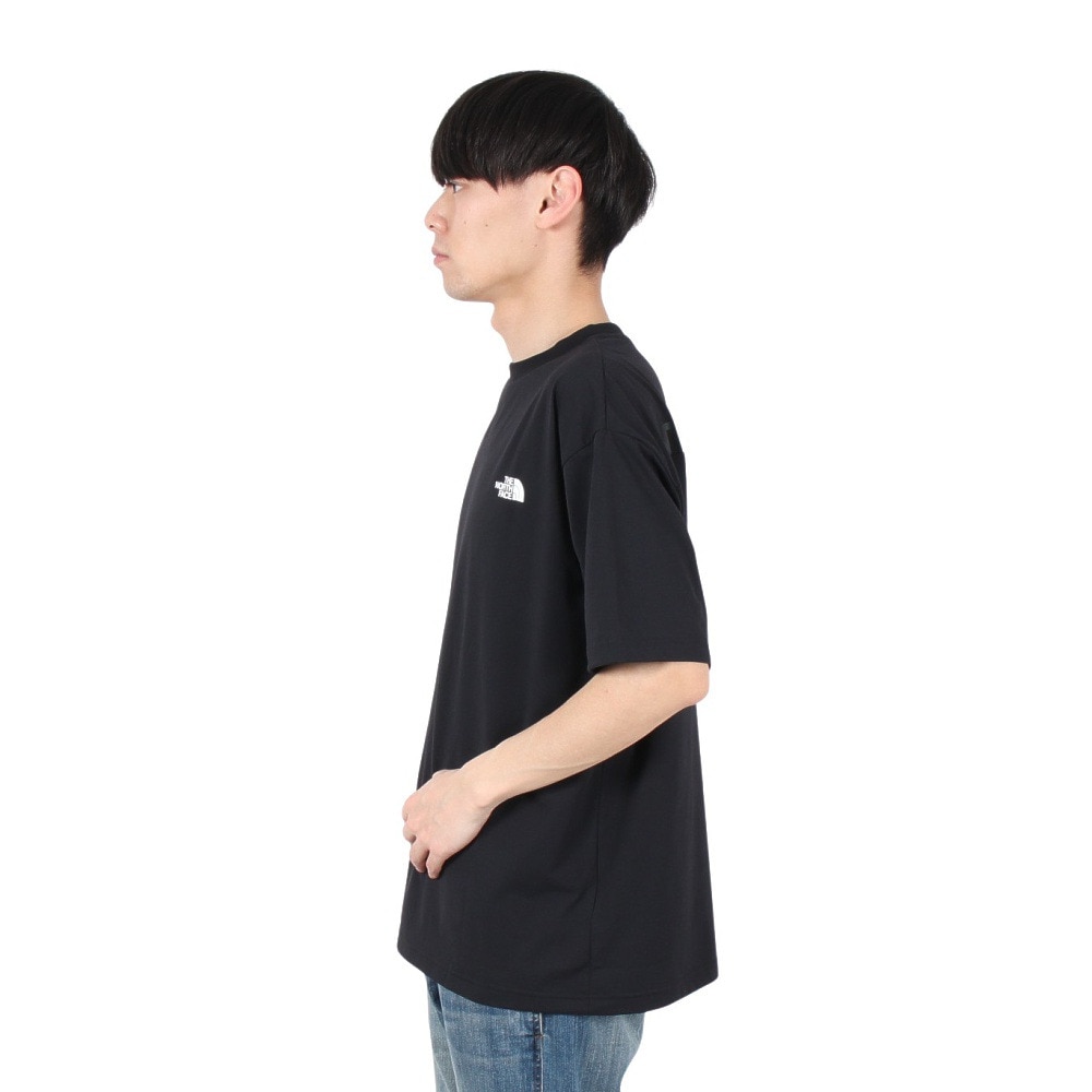 ザ・ノース・フェイス（THE NORTH FACE）（メンズ）半袖 イーエス ロゴワイドティーシャツ NT32585 K