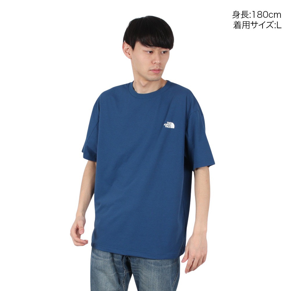 ザ・ノース・フェイス（THE NORTH FACE）（メンズ）半袖 イーエス ロゴワイドティーシャツ NT32585 OB