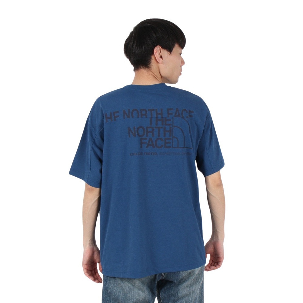 ザ・ノース・フェイス（THE NORTH FACE）（メンズ）半袖 イーエス ロゴワイドティーシャツ NT32585 OB