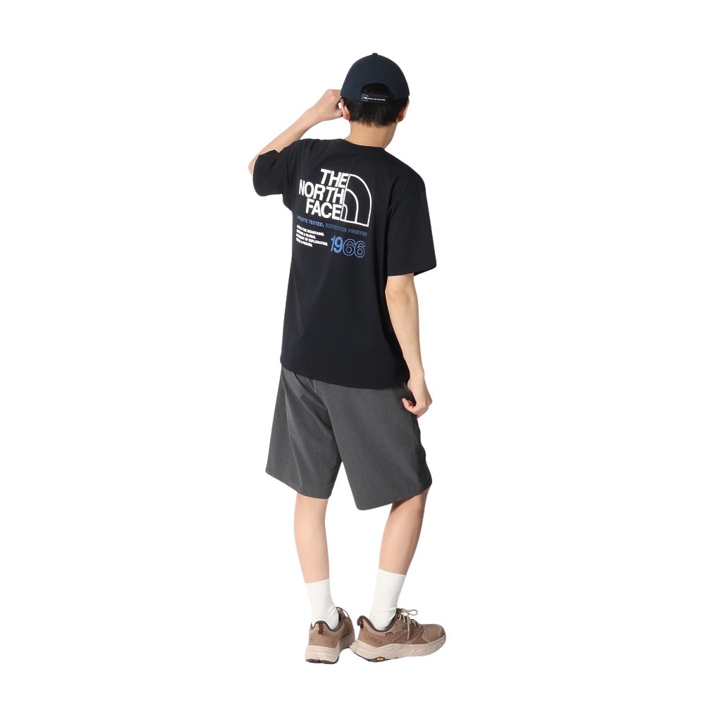 ザ・ノース・フェイス（THE NORTH FACE）（メンズ）ショートスリーブ イーエス66ロゴワイドティー NT32597 K