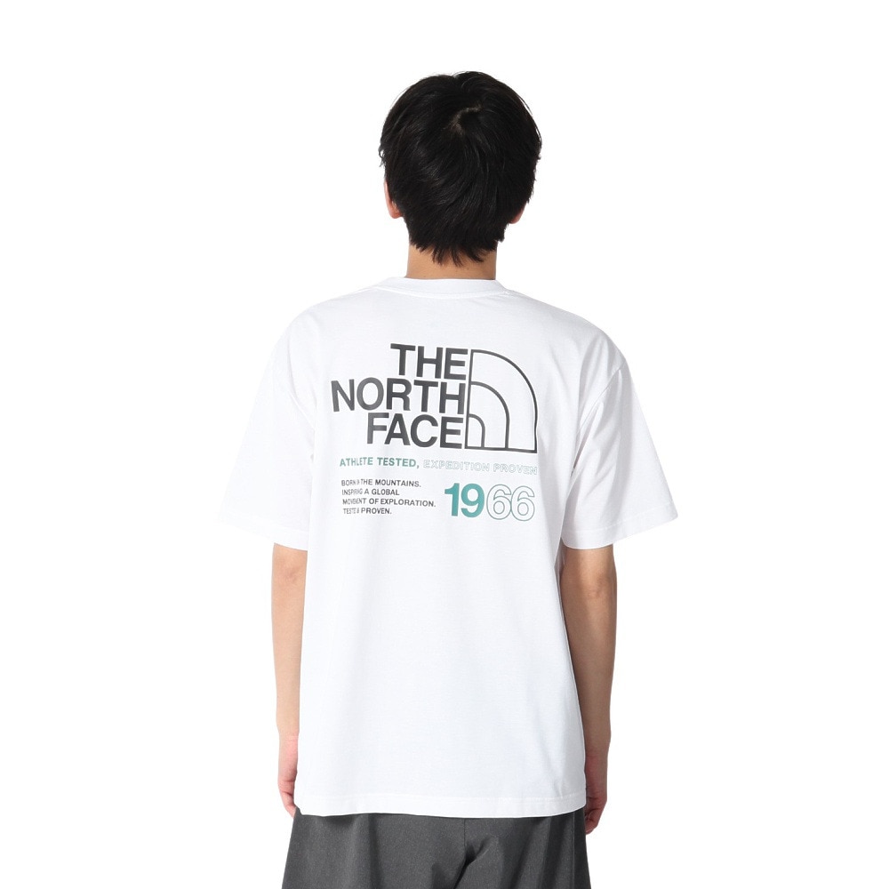 ザ・ノース・フェイス（THE NORTH FACE）（メンズ）ショートスリーブ イーエス66ロゴワイドティー NT32597 W
