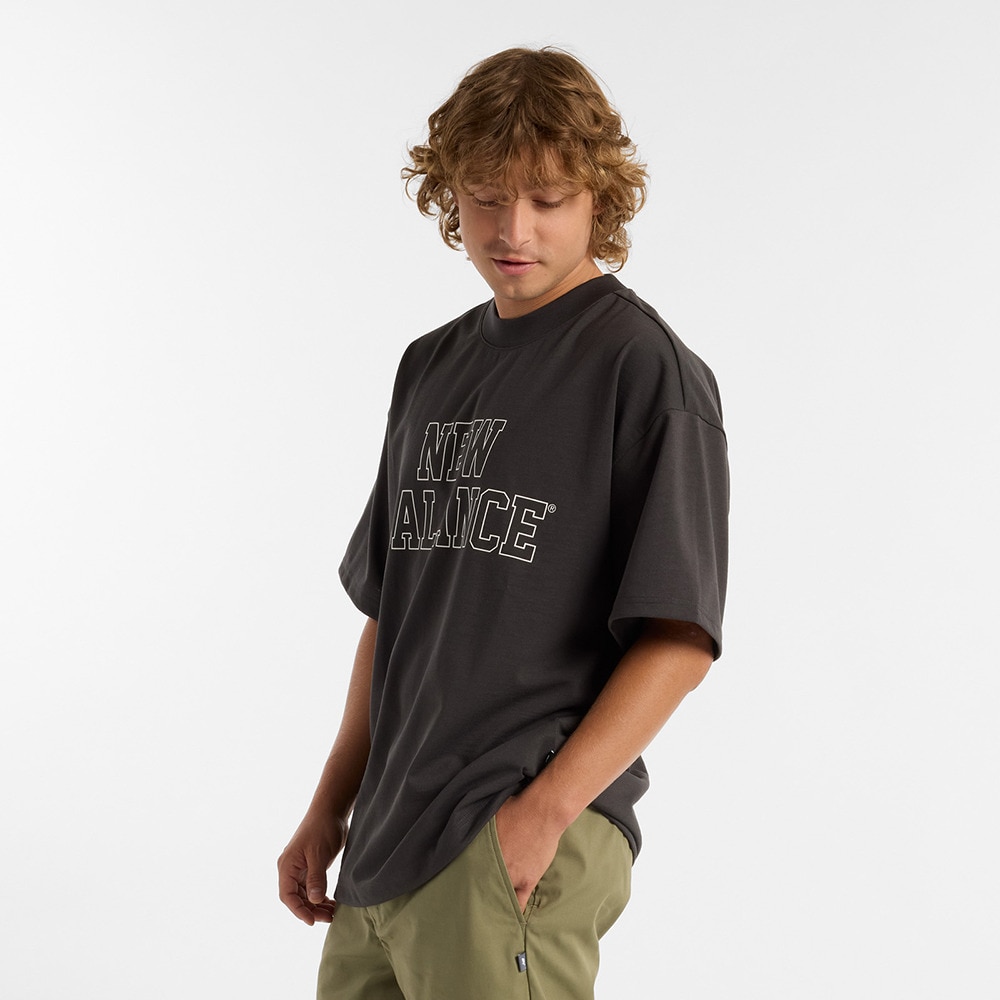 ニューバランス（new balance）（メンズ）【大谷翔平選手着用モデル】 オーバーサイズショートスリーブＴシャツ AMT51509BLK