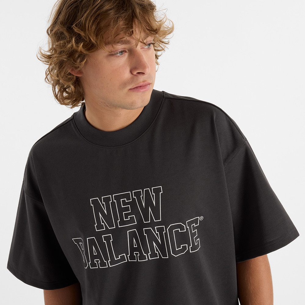 ニューバランス（new balance）（メンズ）【大谷翔平選手着用モデル】 オーバーサイズショートスリーブＴシャツ AMT51509BLK