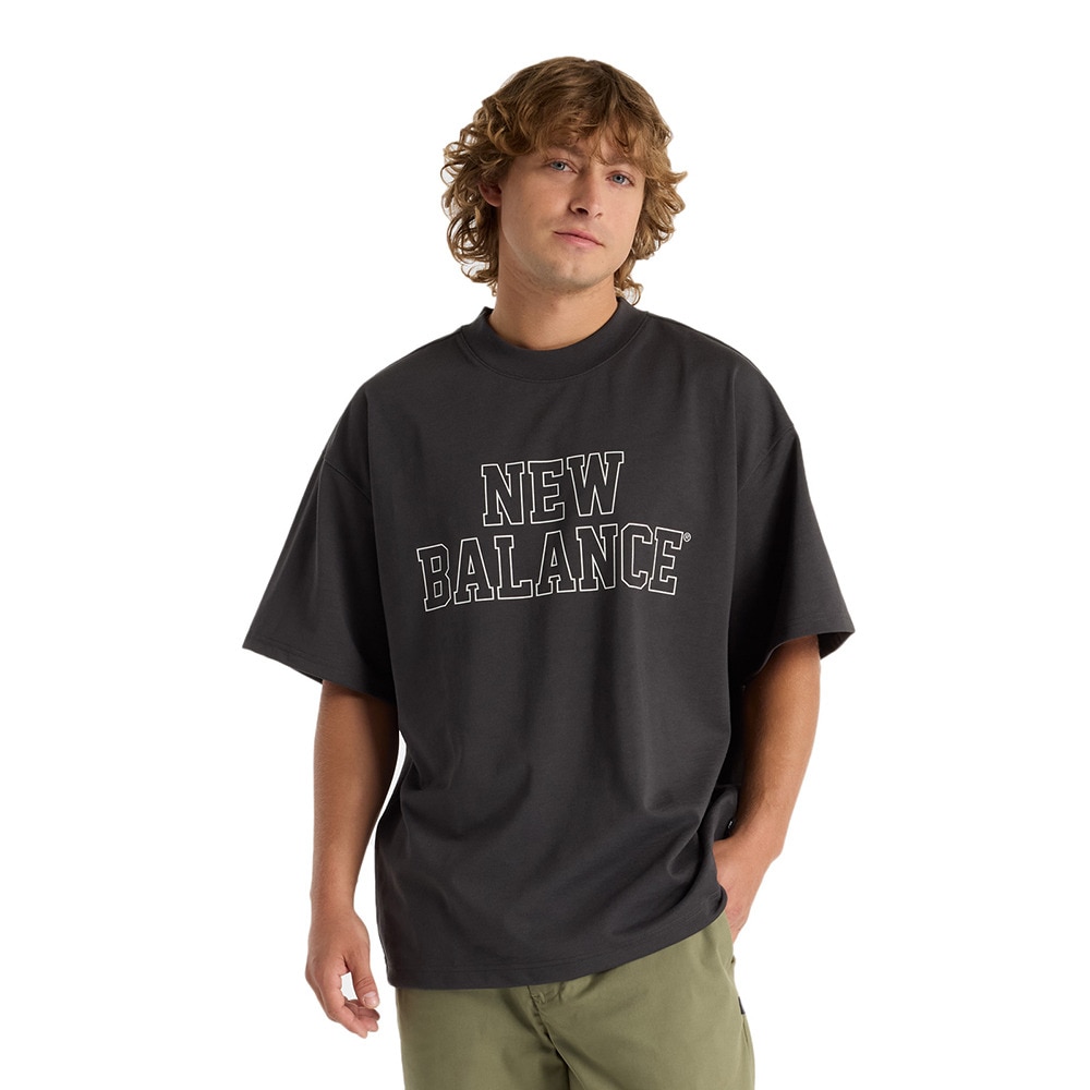 ニューバランス（new balance）（メンズ）【大谷翔平選手着用モデル】 オーバーサイズショートスリーブＴシャツ AMT51509BLK