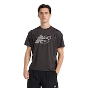 (メンズ)ショートスリーブTシャツ AMT51510BLK
