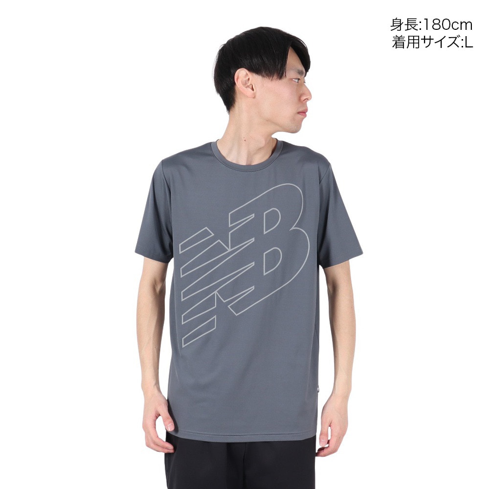 ニューバランス（new balance）（メンズ）パフォーマンス 半袖Tシャツ MT51070GT