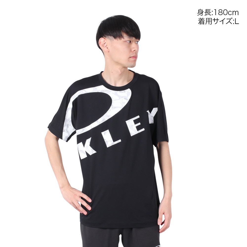 オークリー（OAKLEY）（メンズ）Enhance Qdevo 半袖Tシャツ Bold 4.0 FOA407573-02E