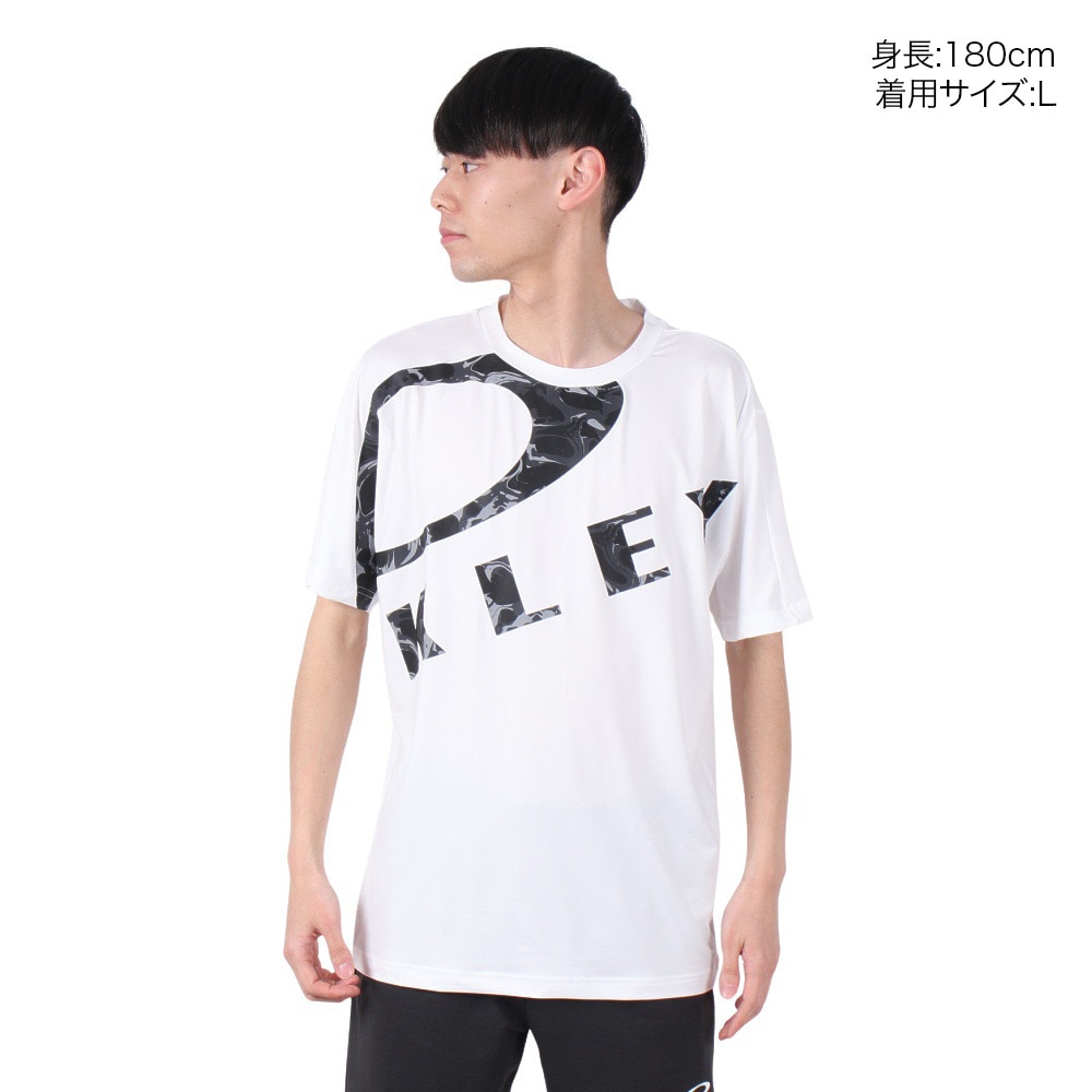 オークリー（OAKLEY）（メンズ）Enhance Qdevo 半袖Tシャツ Bold 4.0 FOA407573-100