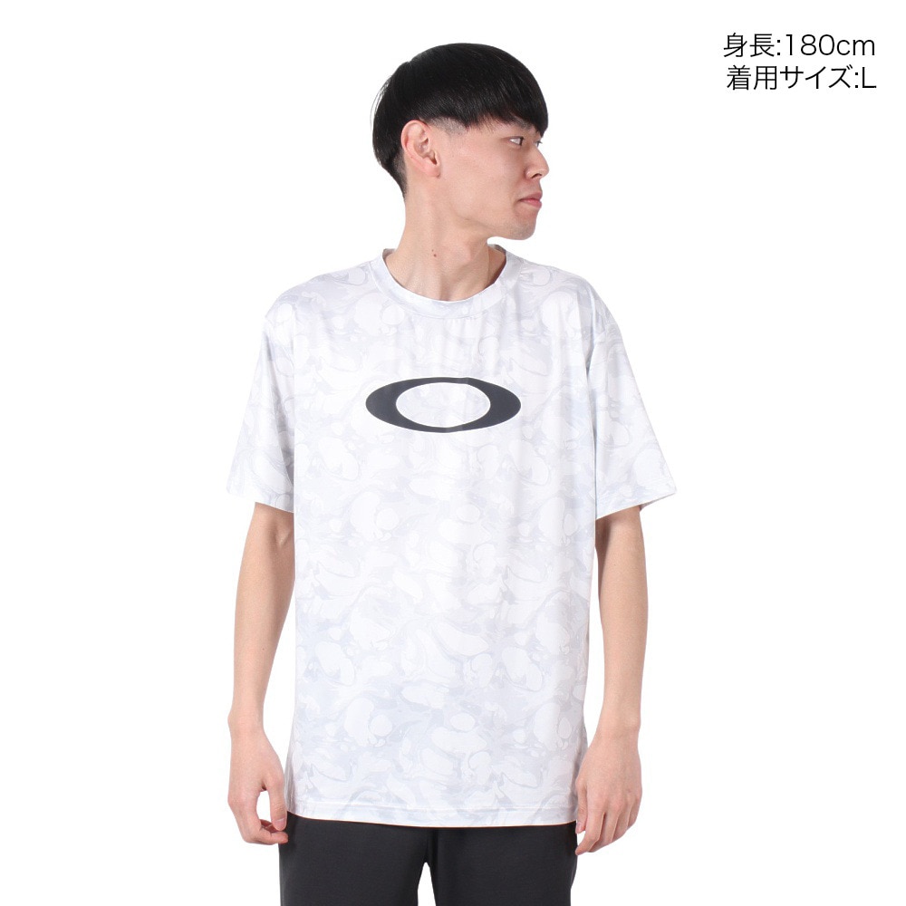 オークリー（OAKLEY）（メンズ）Enhance Qdevo 半袖Tシャツ グラフィック 4.0 FOA407574-186