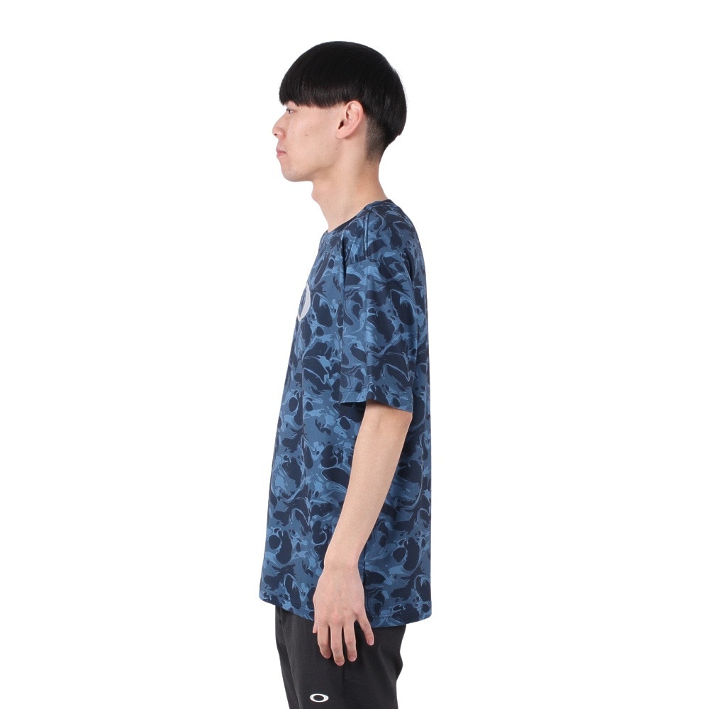 オークリー（OAKLEY）（メンズ）Enhance Qdevo 半袖Tシャツ グラフィック 4.0 FOA407574-62K