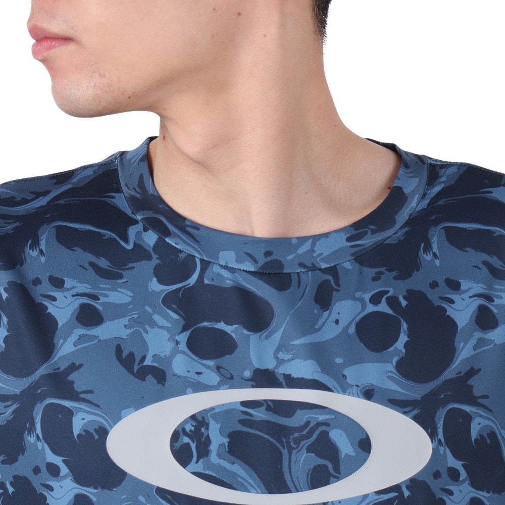 オークリー（OAKLEY）（メンズ）Enhance Qdevo 半袖Tシャツ グラフィック 4.0 FOA407574-62K