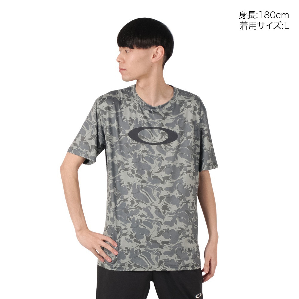 オークリー（OAKLEY）（メンズ）Enhance Qdevo 半袖Tシャツ グラフィック 4.0 FOA407574-78Y