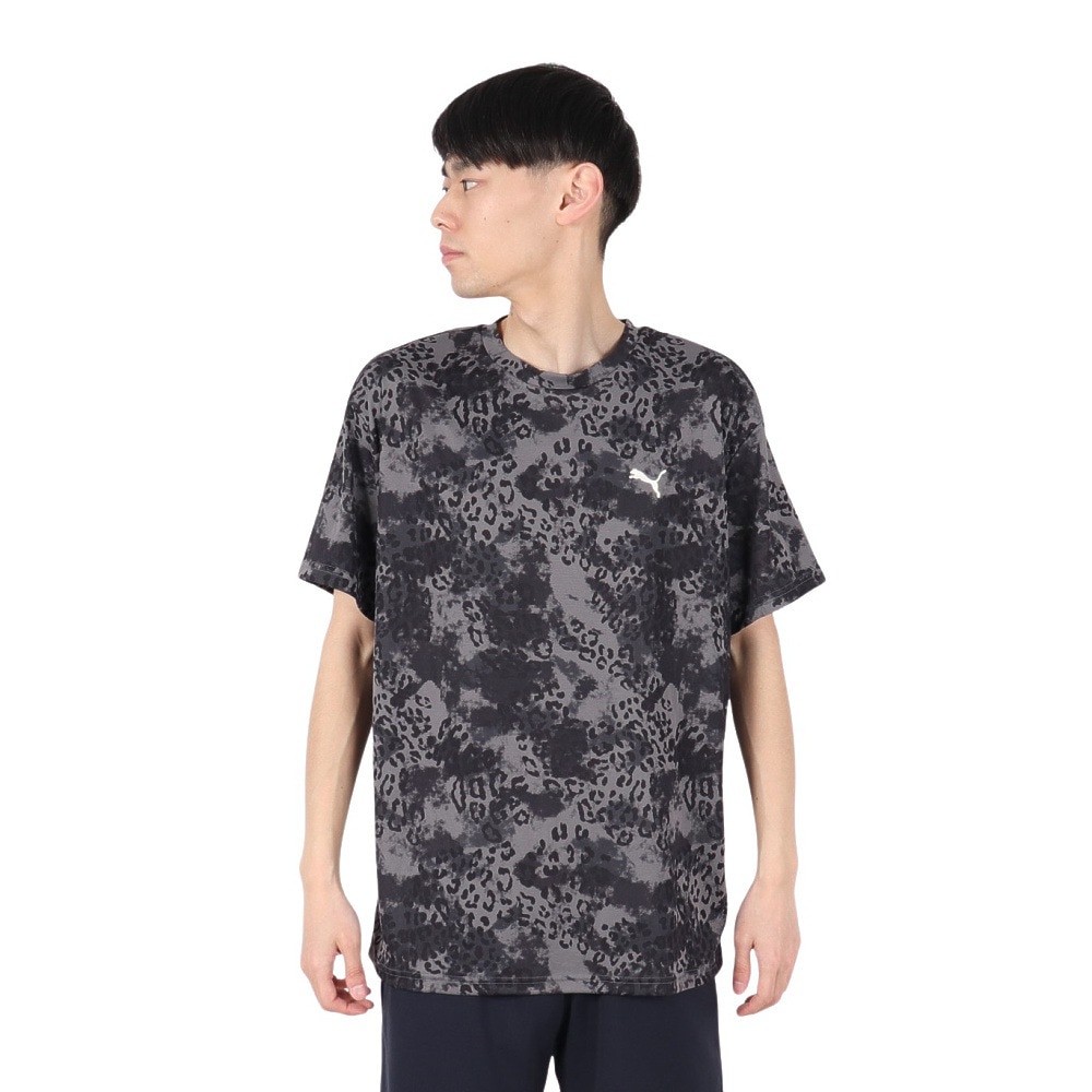 プーマ（PUMA）（メンズ）ドライプラス AOP Tシャツ 527821 01 BLK