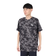 (メンズ)ドライプラス AOP Tシャツ 527821 01 BLK