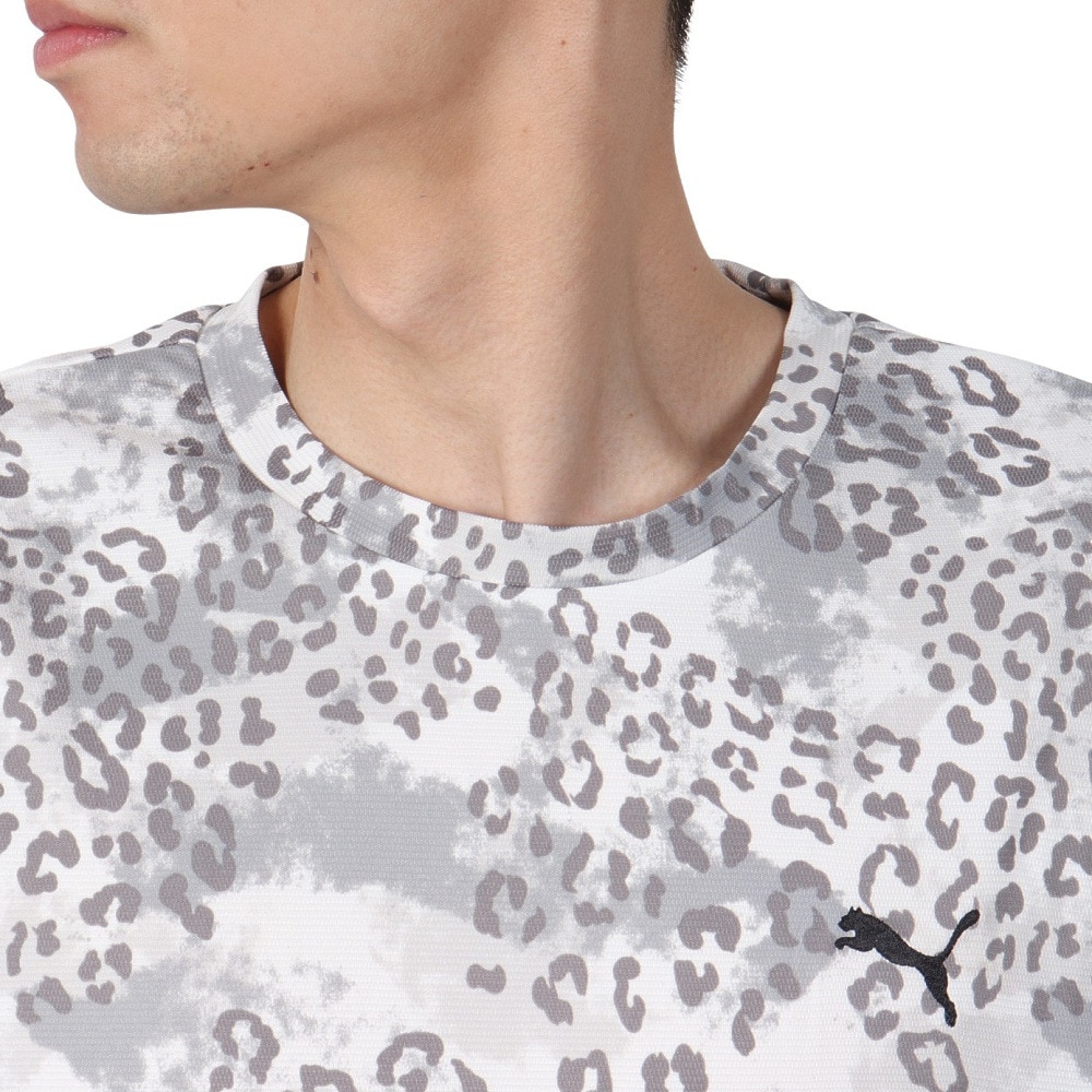 プーマ（PUMA）（メンズ）ドライプラス AOP Tシャツ 527821 02 WHT