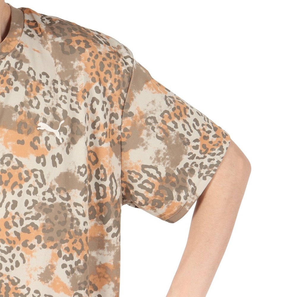プーマ（PUMA）（メンズ）ドライプラス AOP ロゴ Tシャツ 527821 83 KHK
