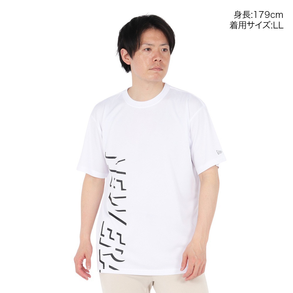ニューエラ（NEW ERA）（メンズ、レディース）半袖 テック Tシャツ Shadow Wordmark WHI 14410145