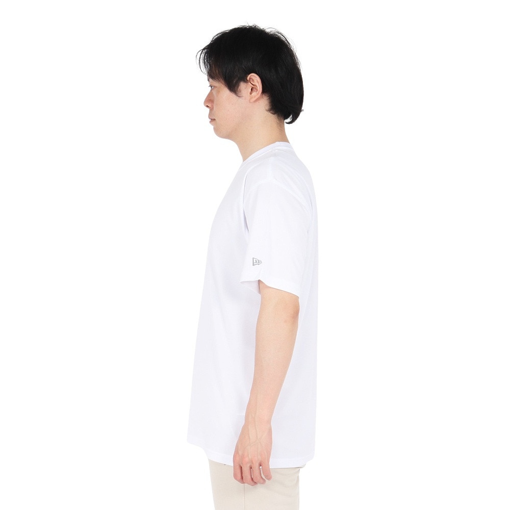 ニューエラ（NEW ERA）（メンズ、レディース）半袖 テック Tシャツ Shadow Wordmark WHI 14410145