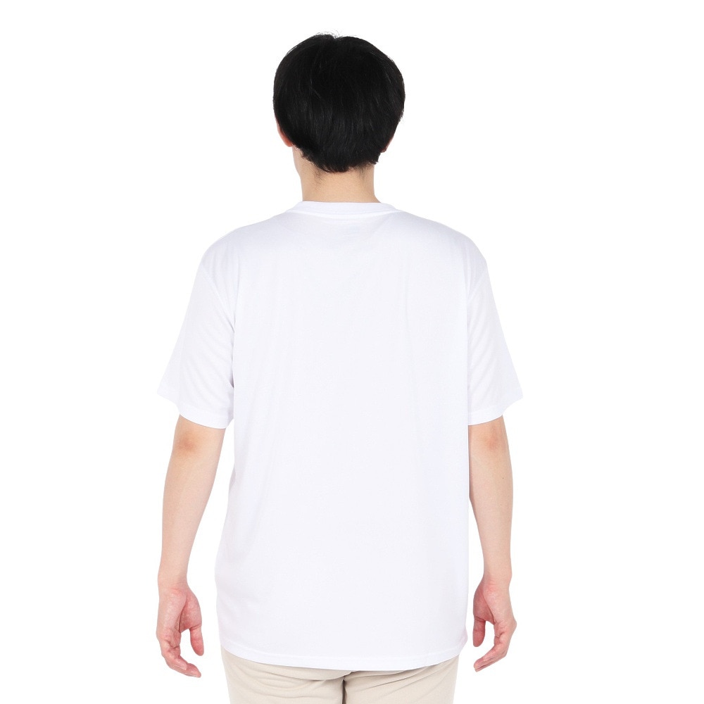 ニューエラ（NEW ERA）（メンズ、レディース）半袖 テック Tシャツ Shadow Wordmark WHI 14410145