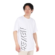 (メンズ、レディース)半袖 テック Tシャツ Shadow Wordmark WHI 14410145