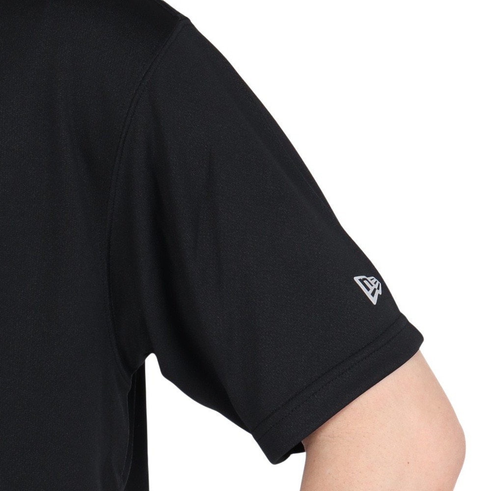 ニューエラ（NEW ERA）（メンズ、レディース）半袖 テック Tシャツ Shadow Wordmark BLK 14410147