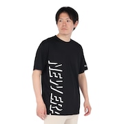 (メンズ、レディース)半袖 テック Tシャツ Shadow Wordmark BLK 14410147