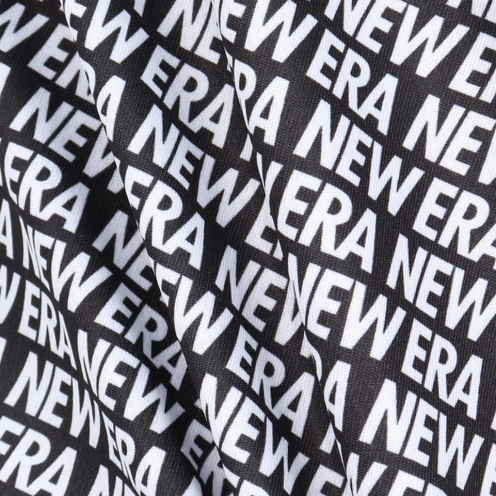 ニューエラ（NEW ERA）（メンズ、レディース）半袖 テック Tシャツ Allover BLK 14410150