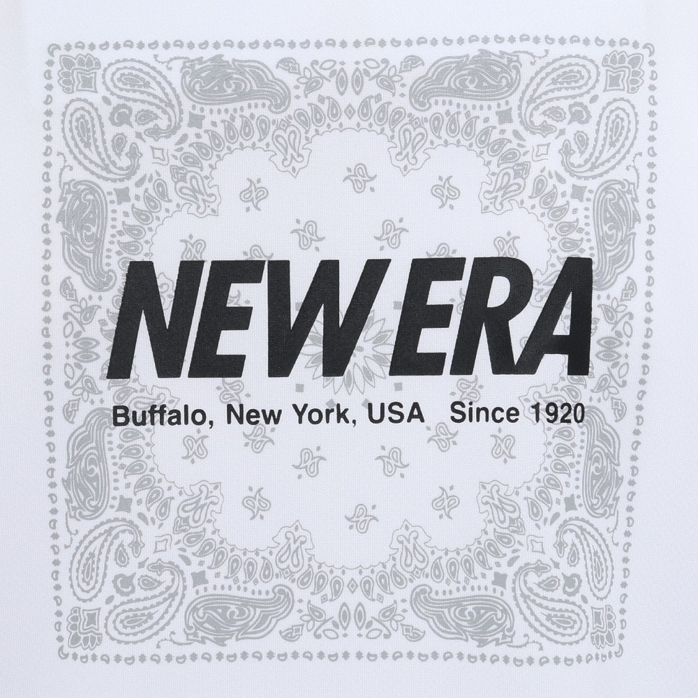ニューエラ（NEW ERA）（メンズ、レディース）テック 半袖Tシャツ Paisley ホワイト 14666292