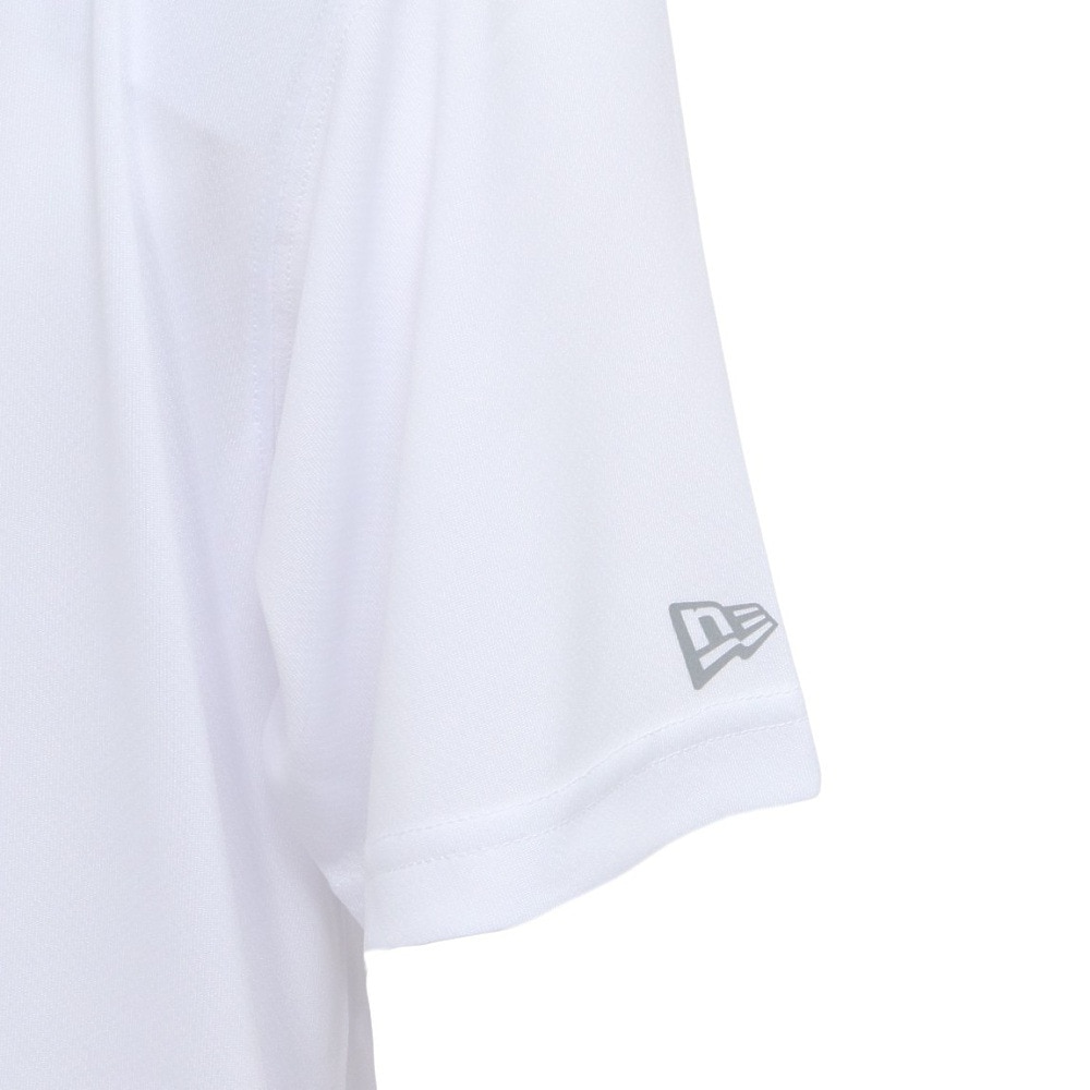 ニューエラ（NEW ERA）（メンズ、レディース）テック 半袖Tシャツ フラッグロゴ ウッドランドカモ 14666295