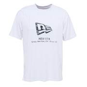 (メンズ、レディース)テック 半袖Tシャツ フラッグロゴ ウッドランドカモ 14666295