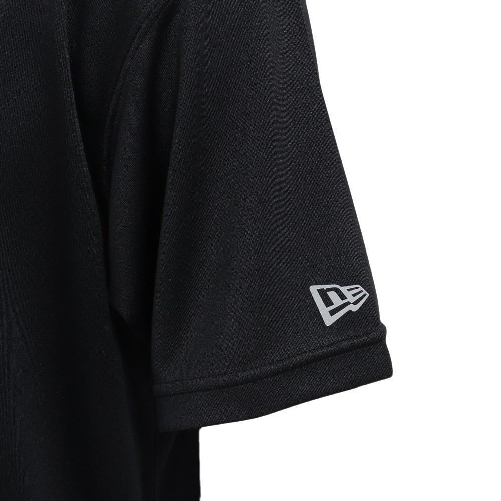 ニューエラ（NEW ERA）（メンズ、レディース）テック 半袖Tシャツ フラッグロゴ ウッドランドカモ 14666296