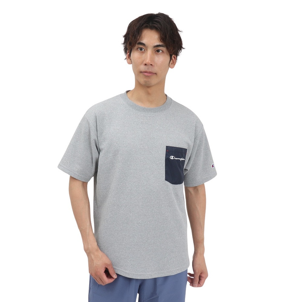 チャンピオン（CHAMPION）（メンズ）半袖Tシャツ C3-BS325 070