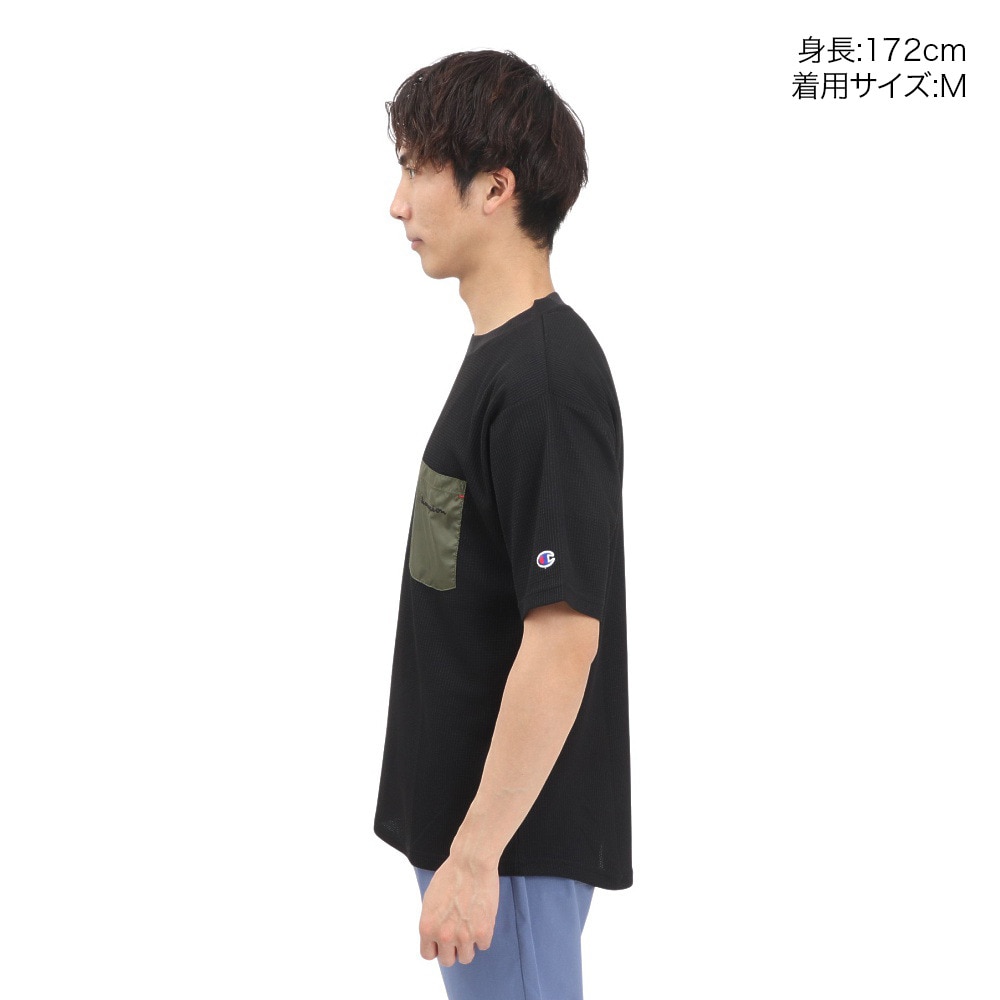 チャンピオン（CHAMPION）（メンズ）半袖Tシャツ C3-BS325 090