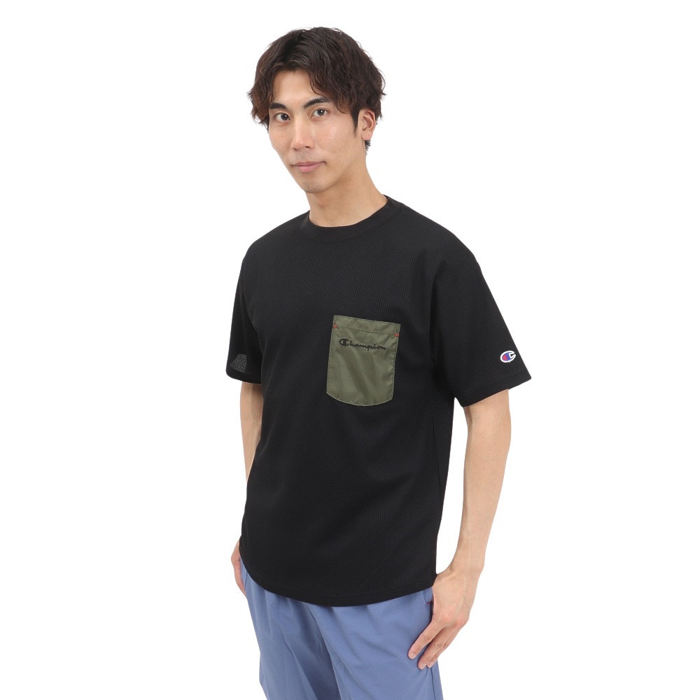 チャンピオン（CHAMPION）（メンズ）半袖Tシャツ C3-BS325 090