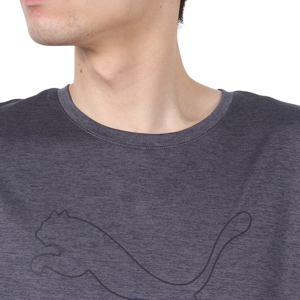 プーマ（PUMA）（メンズ）トレーニング TAD エッセンシャル ヘザー キャット 半袖Tシャツ 527343 69 GRY