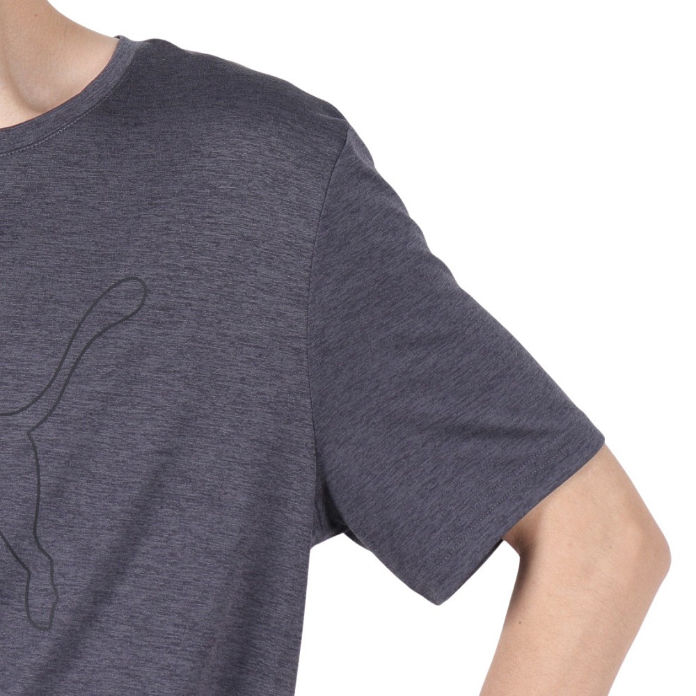 プーマ（PUMA）（メンズ）トレーニング TAD エッセンシャル ヘザー キャット 半袖Tシャツ 527343 69 GRY