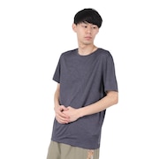 (メンズ)トレーニング TAD エッセンシャル ヘザー キャット 半袖Tシャツ 527343 69 GRY
