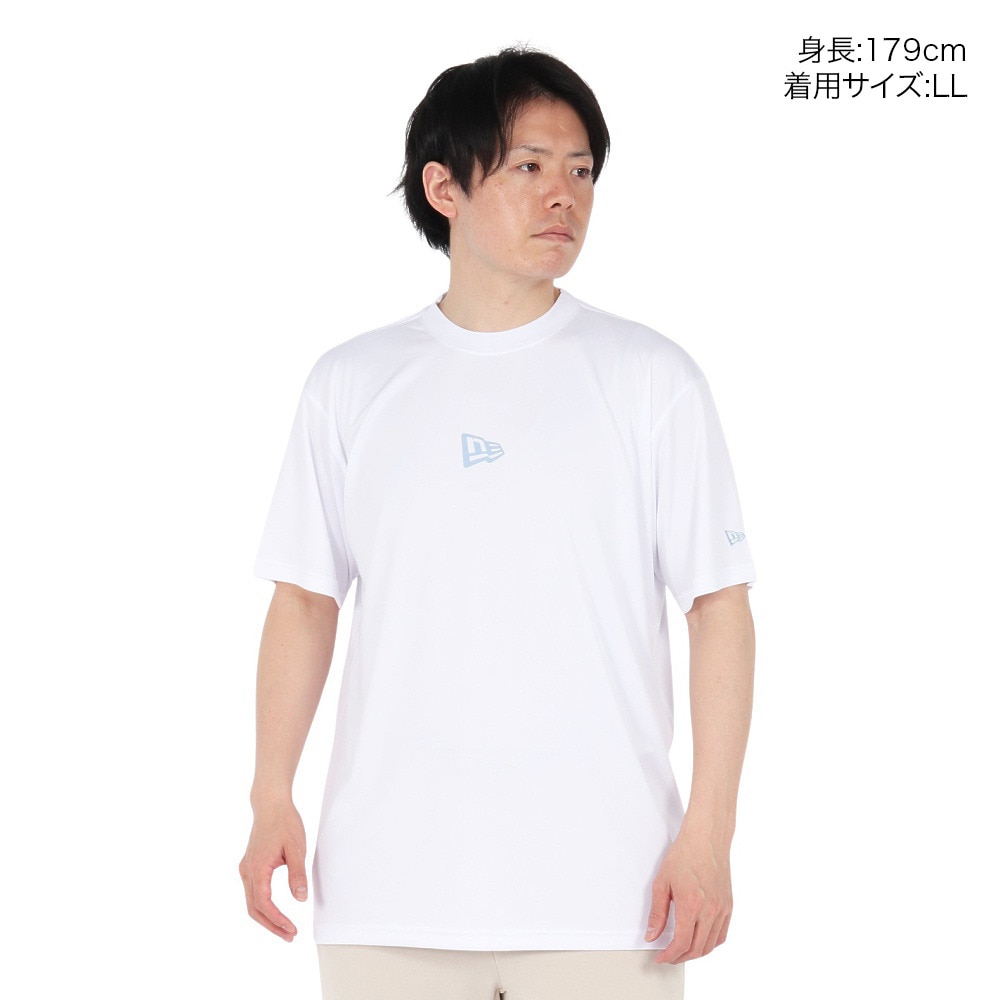 ニューエラ（NEW ERA）（メンズ、レディース）半袖 ラッシュ Tシャツ Wordmark WHI 14410151